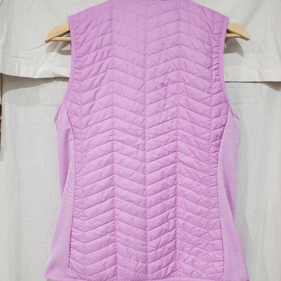 Tabots Lilac Herringbone Zip Vest - Picture 3 of 12